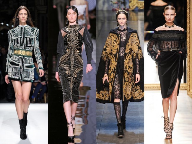 moda na jesień 2012 - średniowiecze