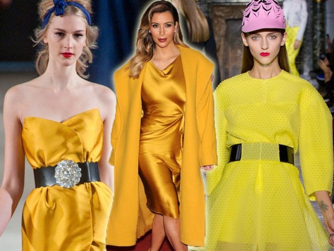 Kolor żółty - trendy wiosna 2014