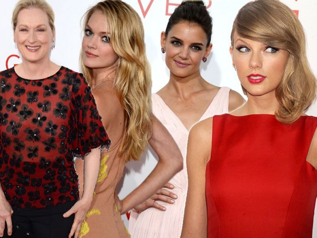 Gwiazdy na premierze The Giver - Katie Holmes - Taylor Swift - Moda i