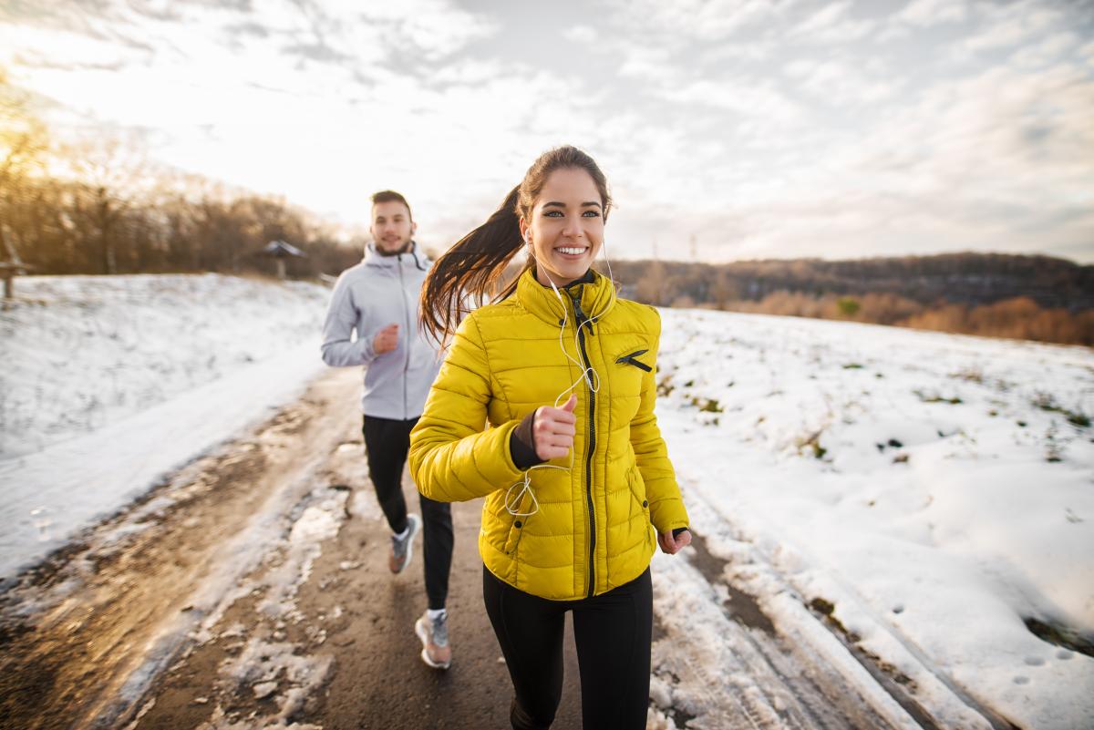 aktywność fizyczna w zimie bieganie