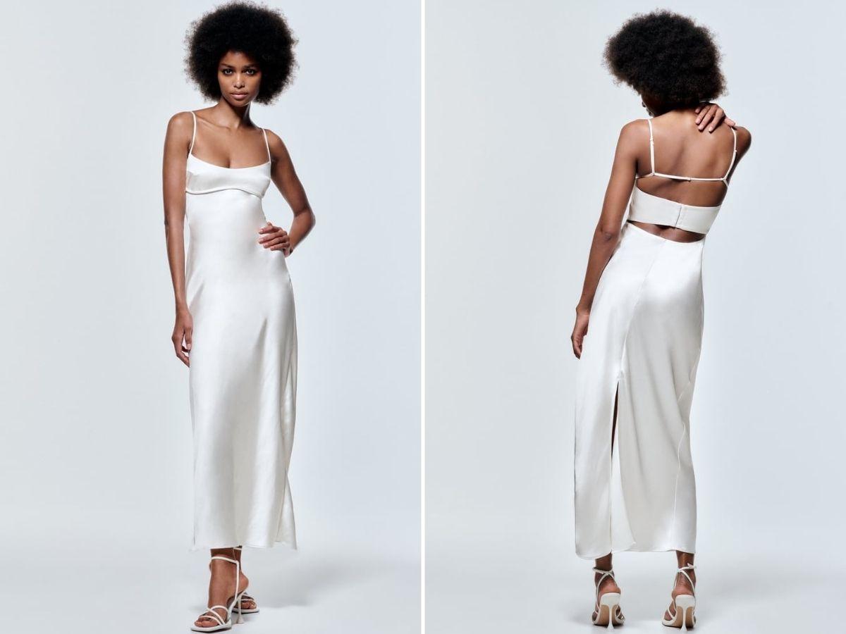 Białe sukienki na lato 2022 - Zara