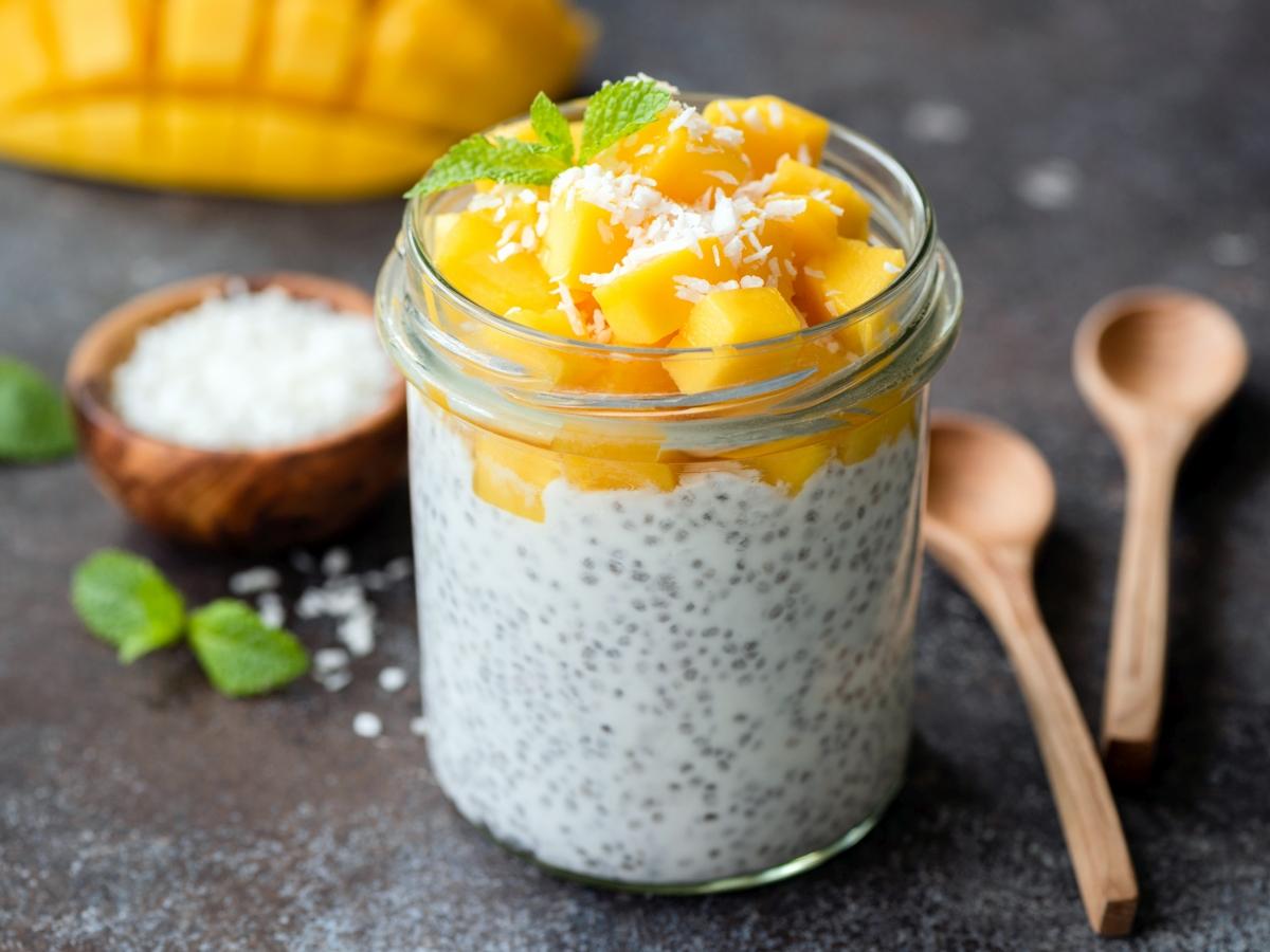 Chia pudding z mango