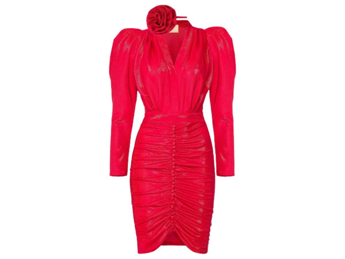 Czerwona sukienka mini na andrzejki 2023, Swing Fashion