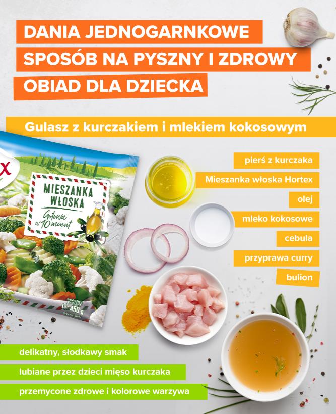  Dania jednogarnkowe dla dzieci - infografika