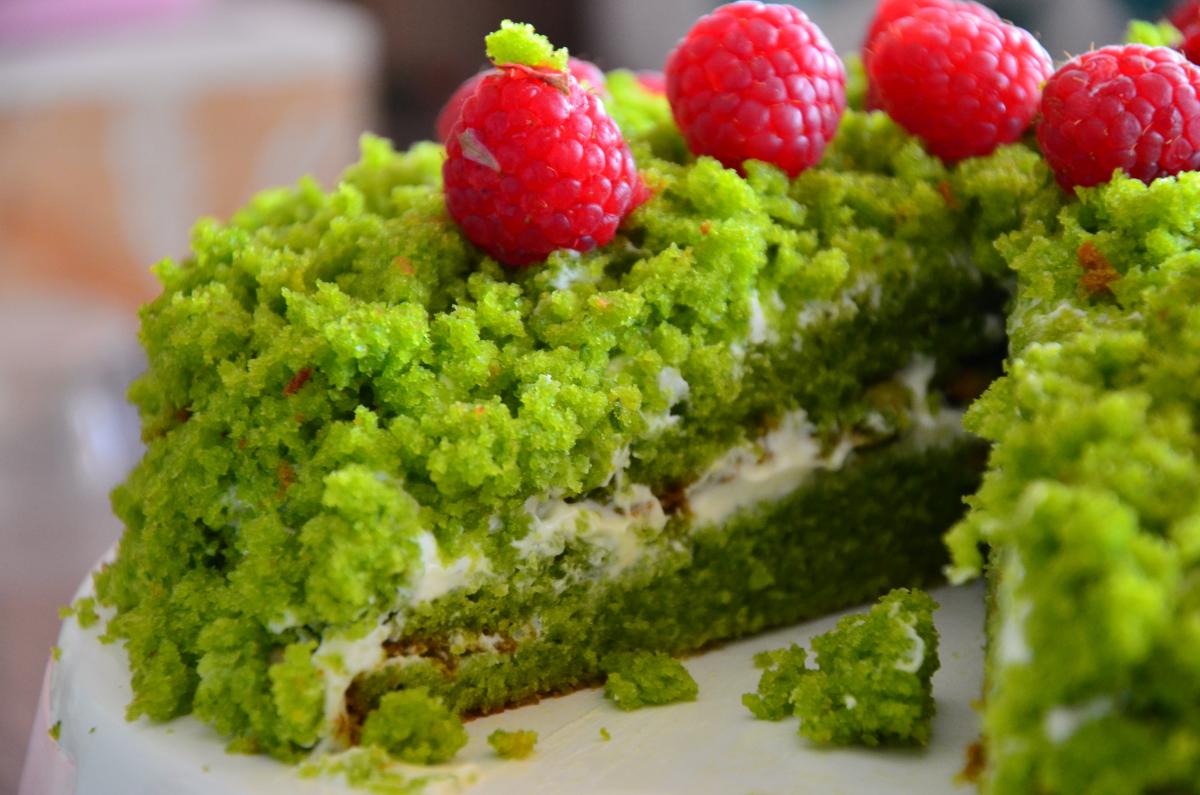 dietetyczne ciasto wielkanocne zielony mech