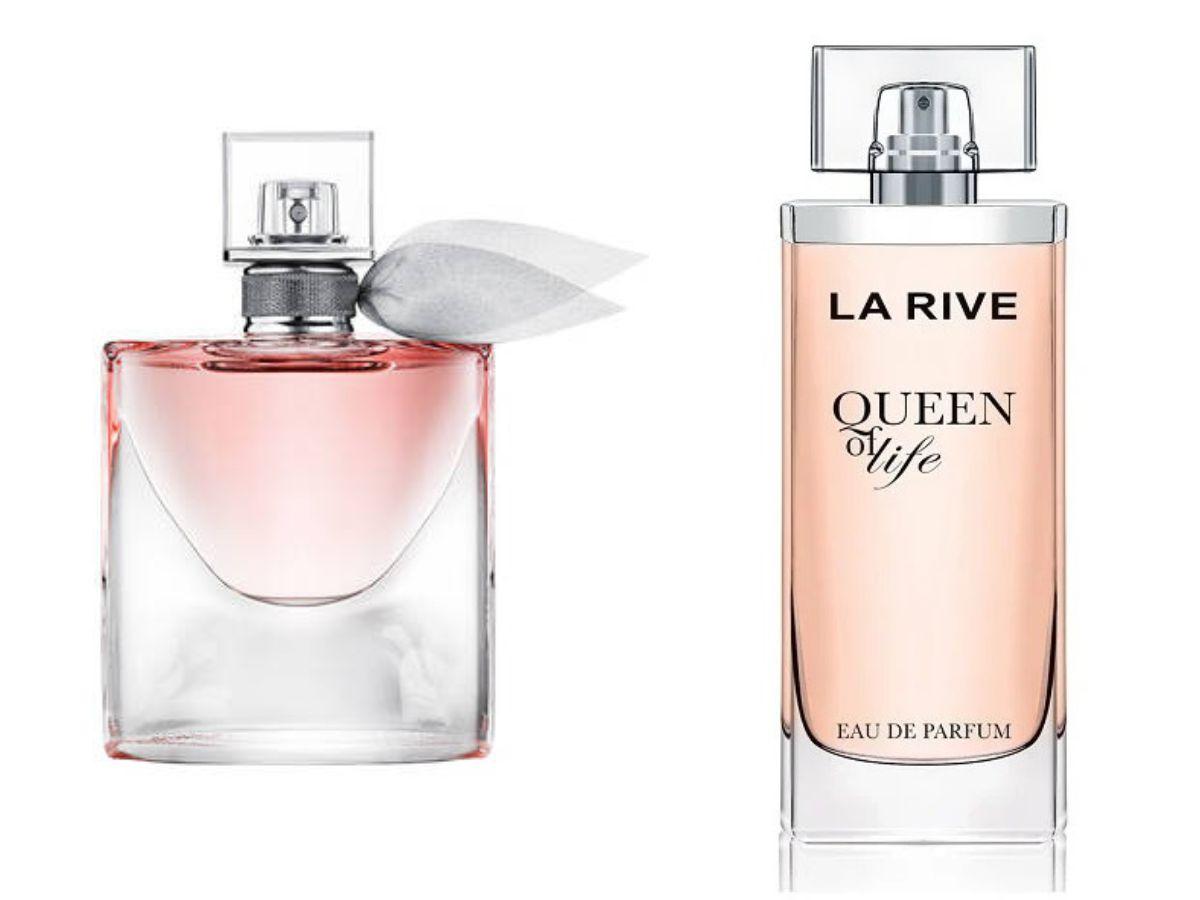 Dobre odpowiedniki drogich perfum: woda perfumowana La Vie Est Belle Lancome i woda perfumowana Queen Of Life La Rive