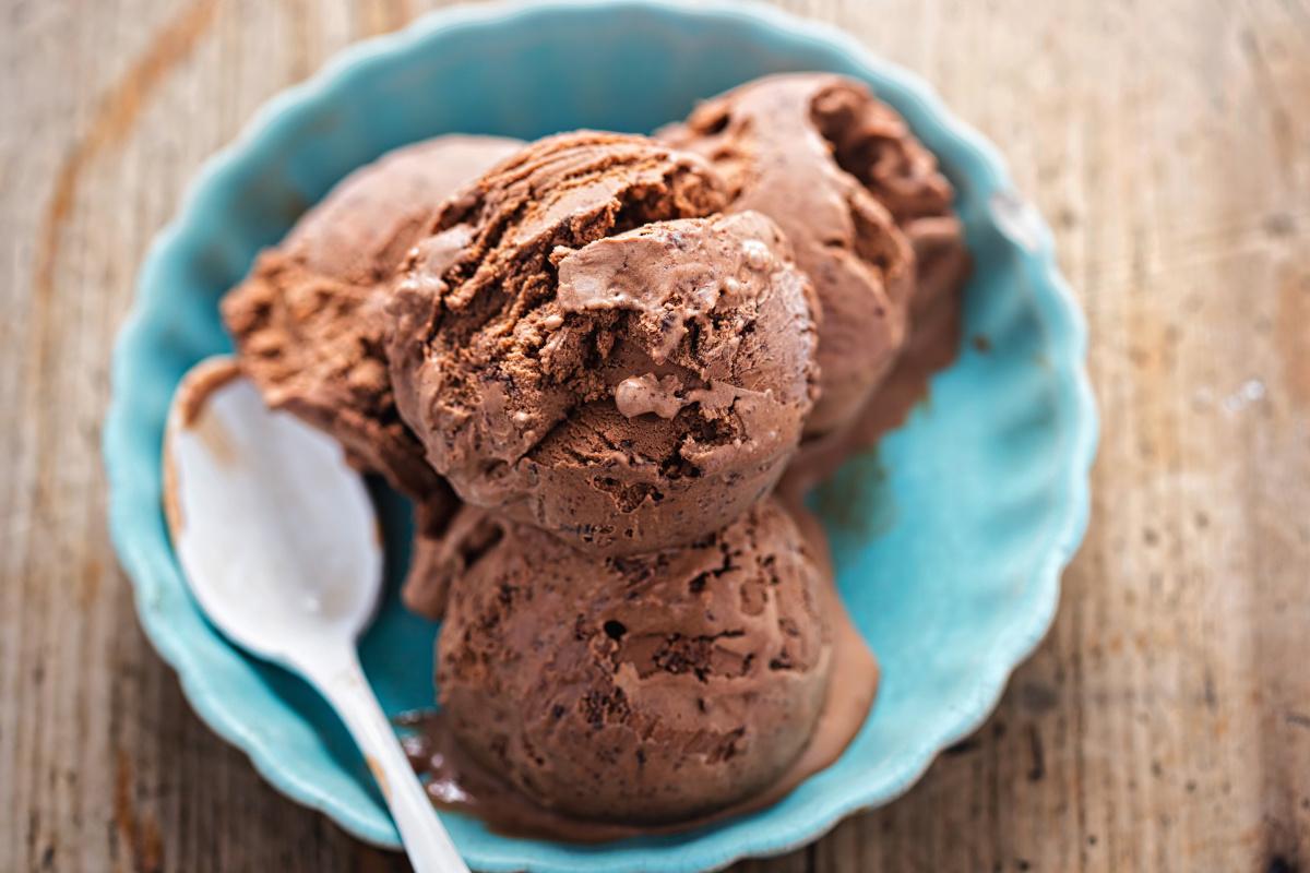 Domowe lody czekoladowe fit