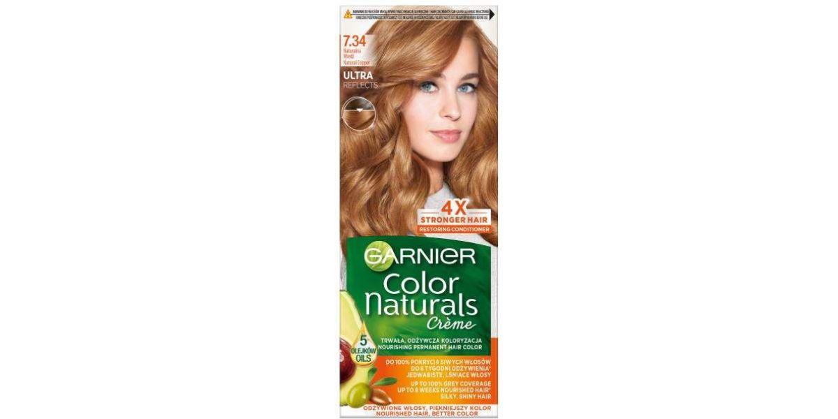 Farba do włosów Color Naturals Creme 7.34 Natural Copper, Garnier