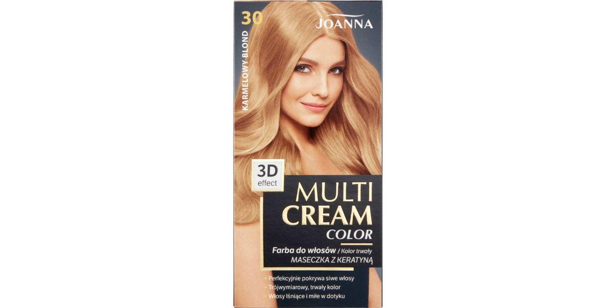 Farba do włosów Multi Cream Color Karmelowy Blond 30, Joanna