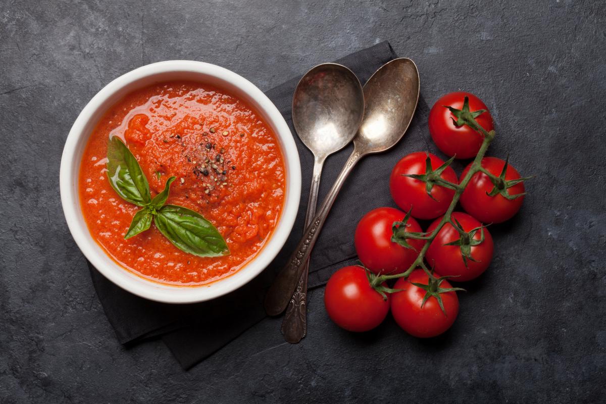 fit kolacja z niczego - zupa pomidorowa