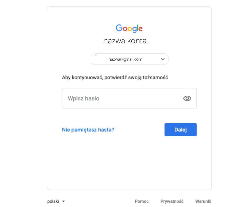 Jak usunąć konto Google - screen 