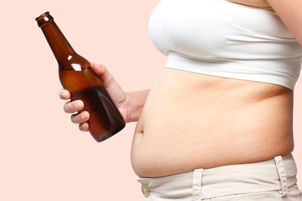 Jak wygląda brzuch piwny u kobiety