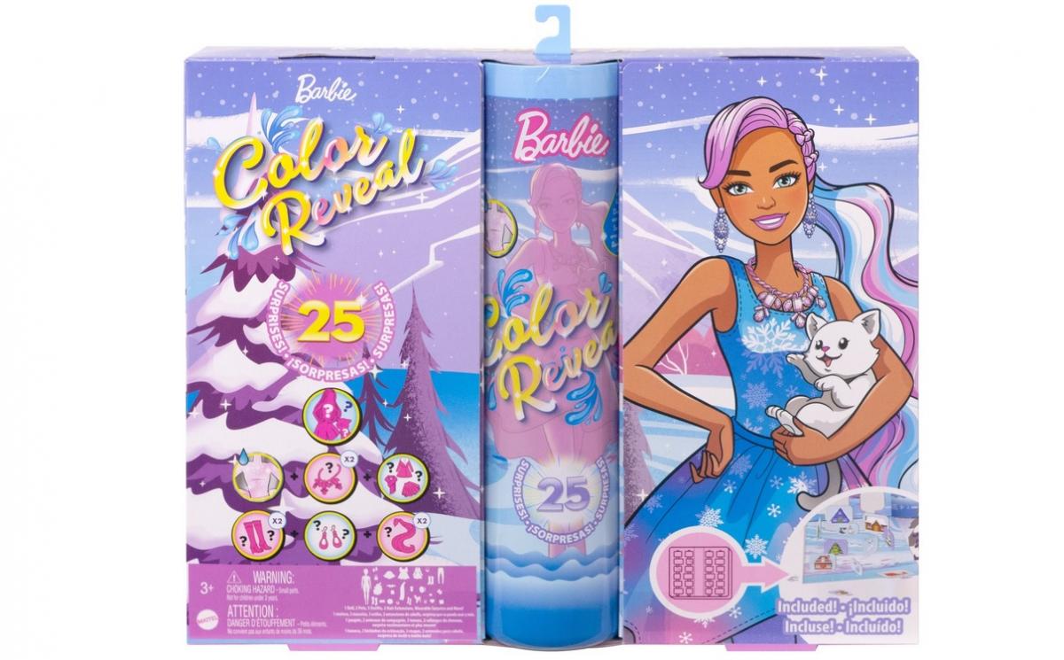 kalendarz adwentowy Barbie Color Reveal