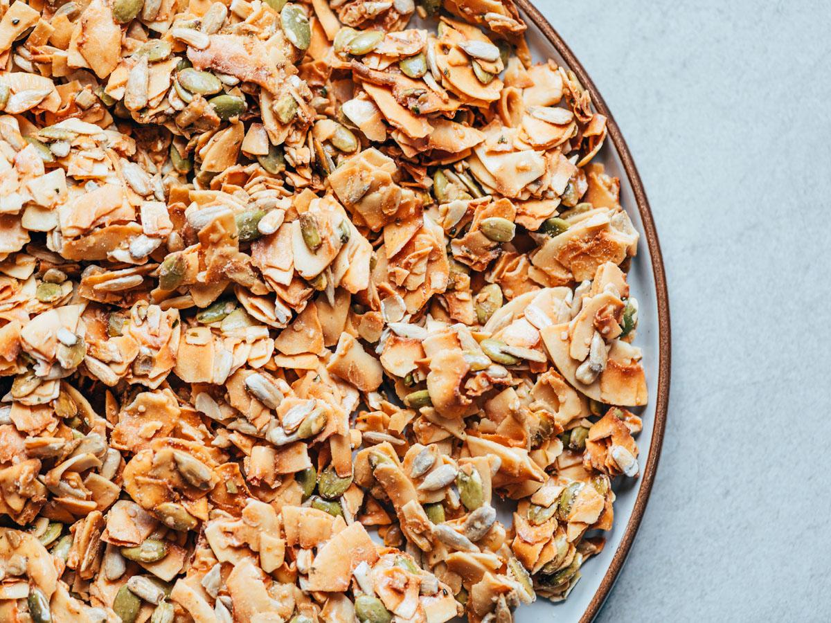 Keto granola przepis