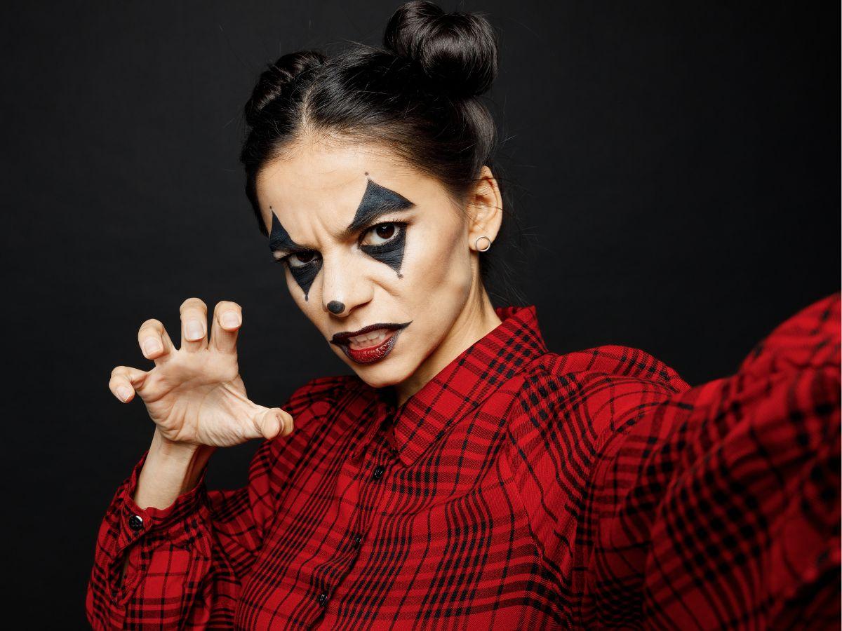 Makijaż na Halloween - klaun