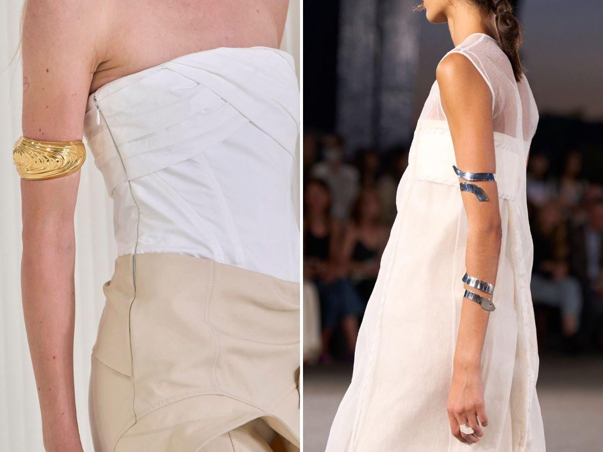 Modna biżuteria wiosna/lato 2023: bransoletki na ramię