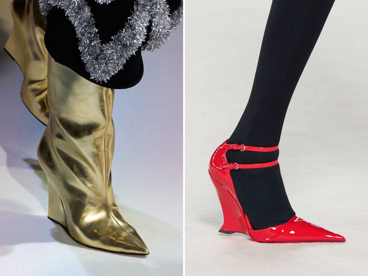 Modne buty jesień-zima 2023/2024: na koturnie