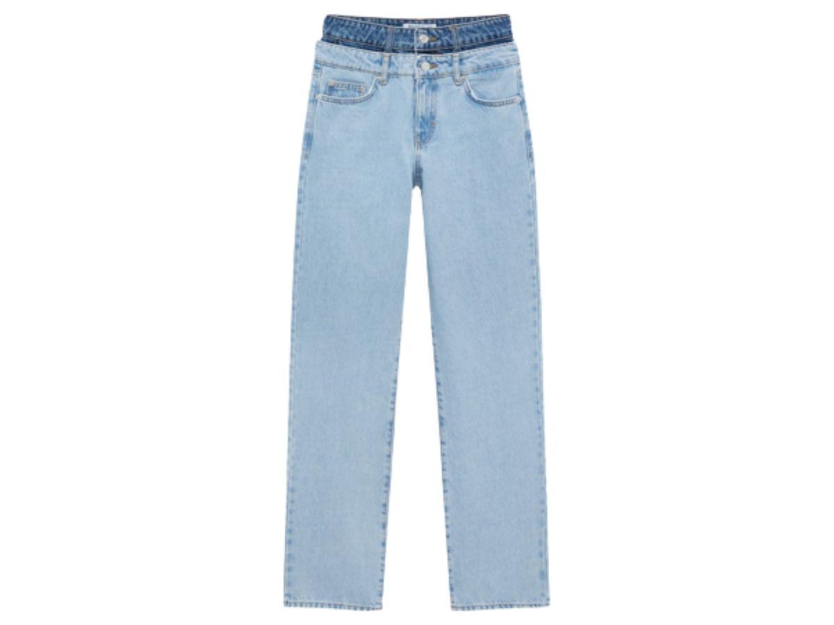 Modne jeansy na wiosnę 2022 - jeansy z podwójną talią Pull&Bear