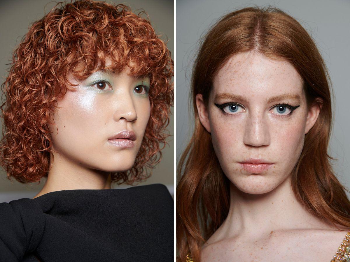Modne kolory włosów jesień-zima 2023/2024: rude
