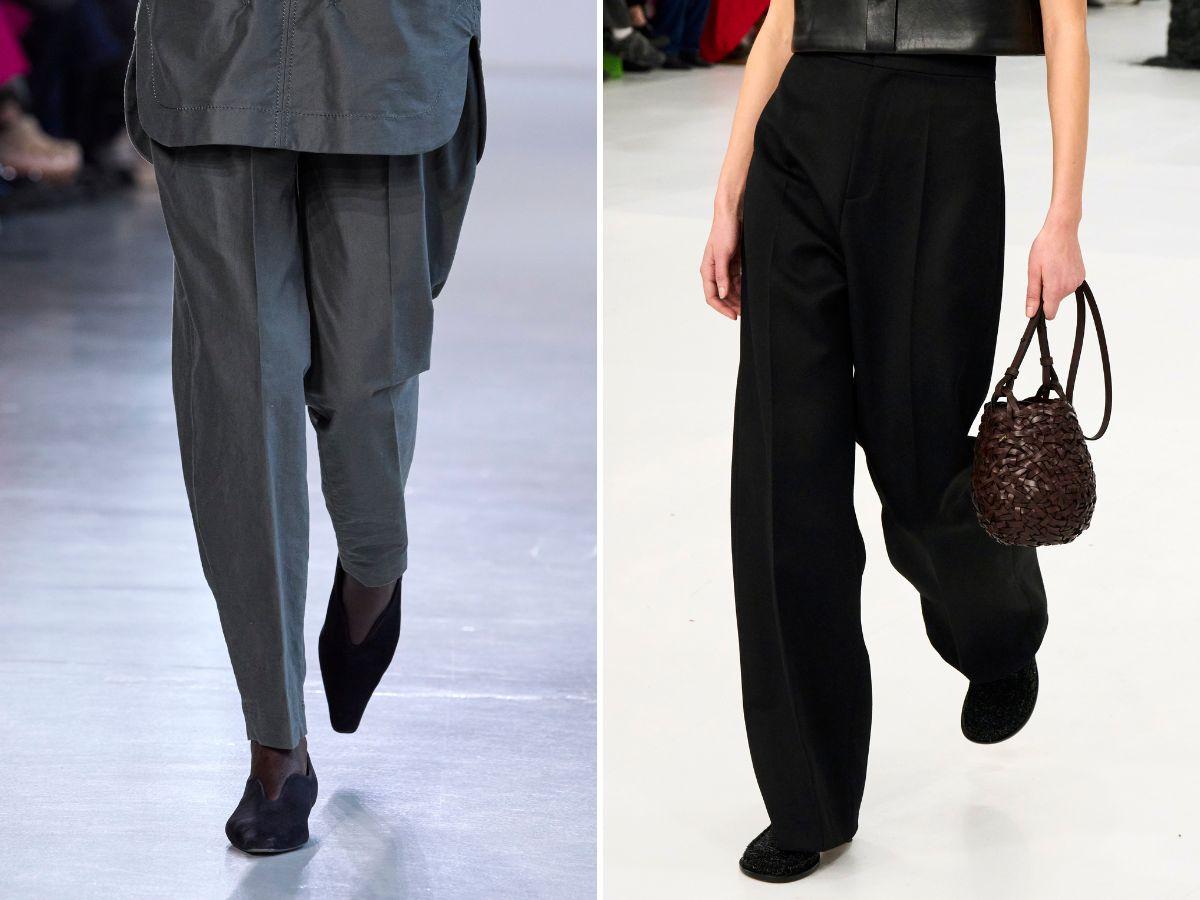 Modne spodnie jesień-zima 2023/2024: garniturowe