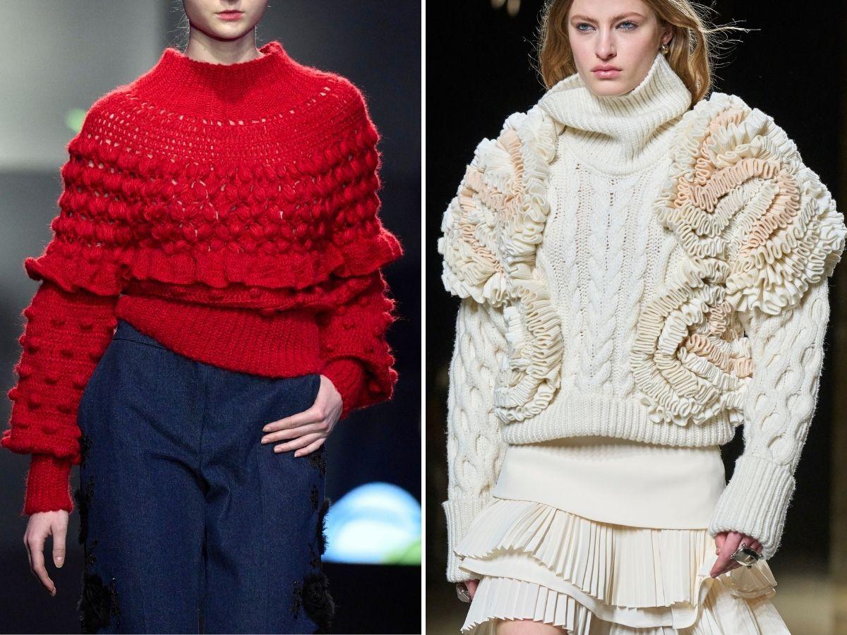 Modne swetry jesień-zima 2022/2023: z grubym splotem