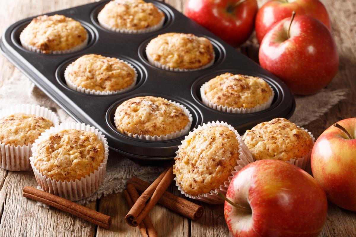 muffinki z jabłkami dla diabetyka