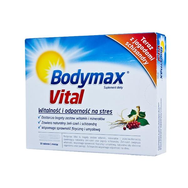 Bodymax Vital Ok 26 Zł Opakowanie 30 Tabletek Na Wzmocnienie Organizmu 11 Preparatów Na 4268