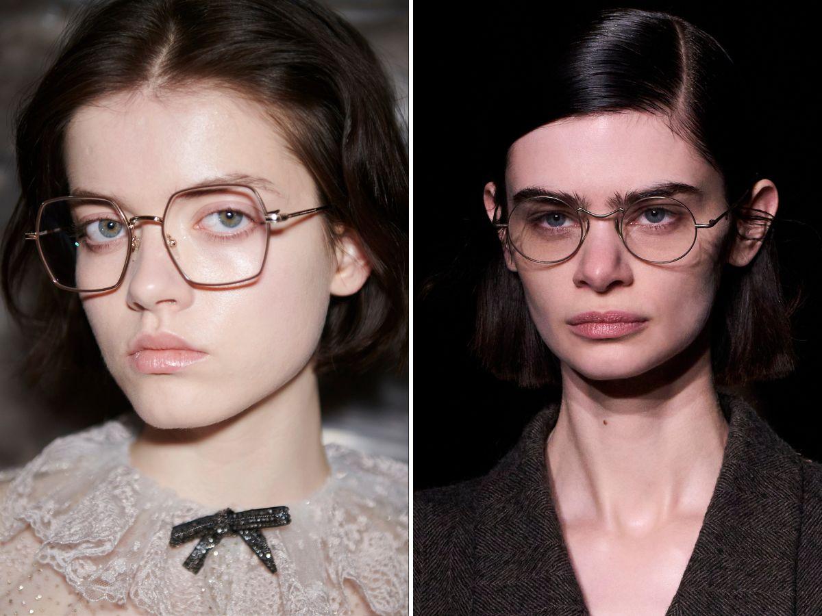 Najmodniejsze damskie oprawki do okularów jesień-zima 2023/2024: metalowe 