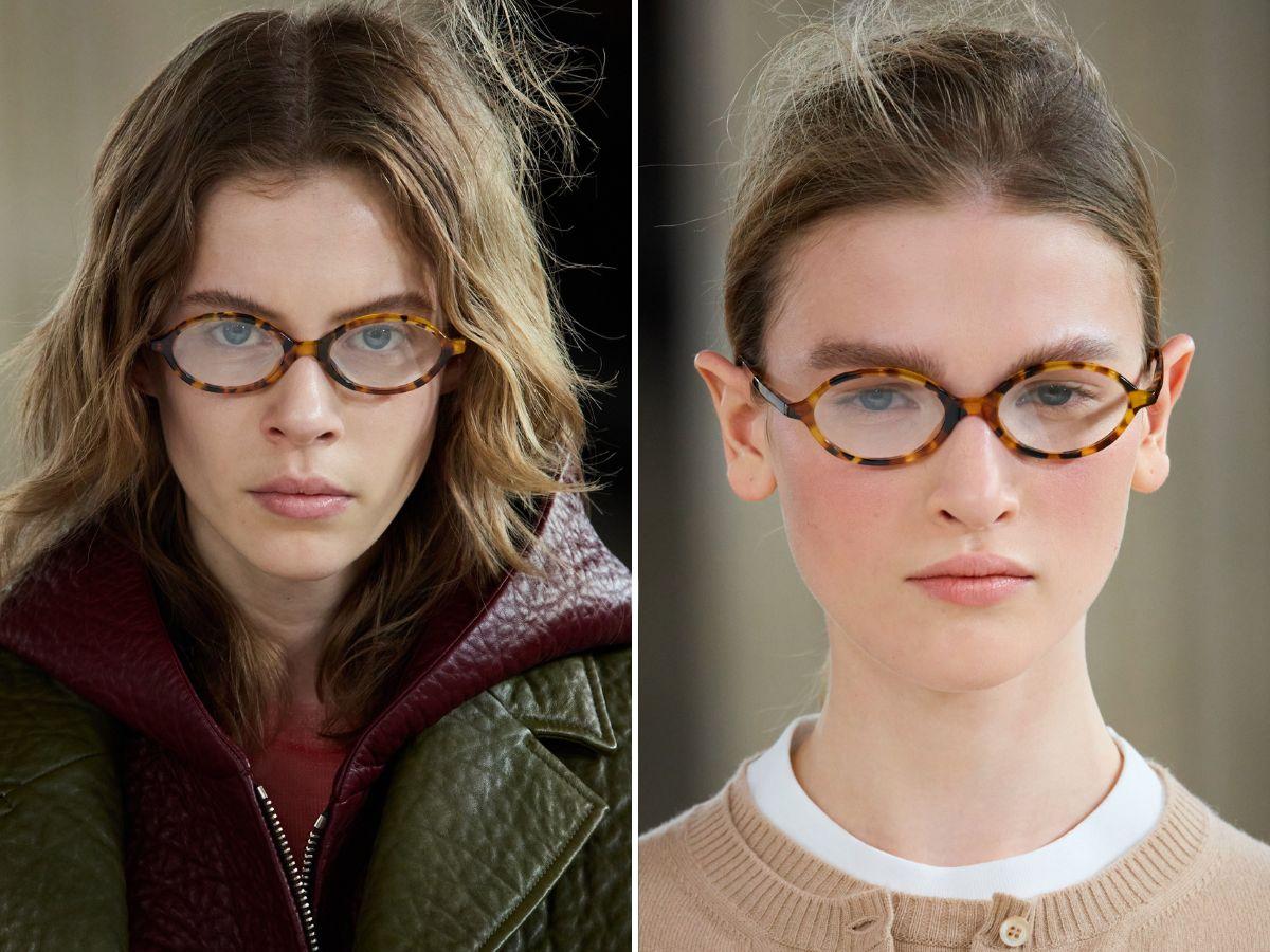 Najmodniejsze damskie oprawki do okularów jesień-zima 2023/2024: w cętki 