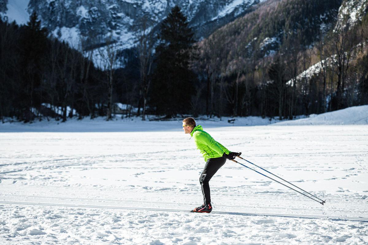 nauka biegania na nartach bezkrokiem