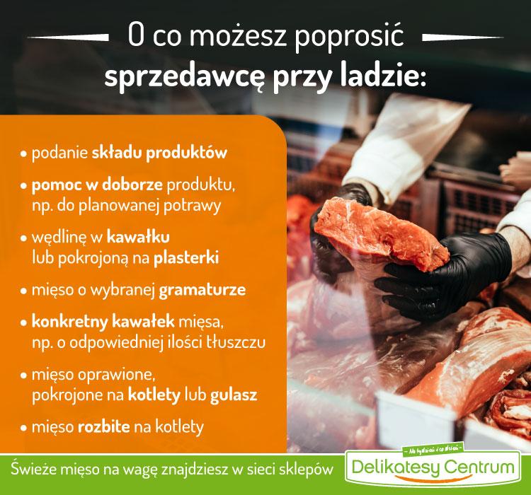 O co możesz poprosić sprzedawcę przy ladzie? - infografika