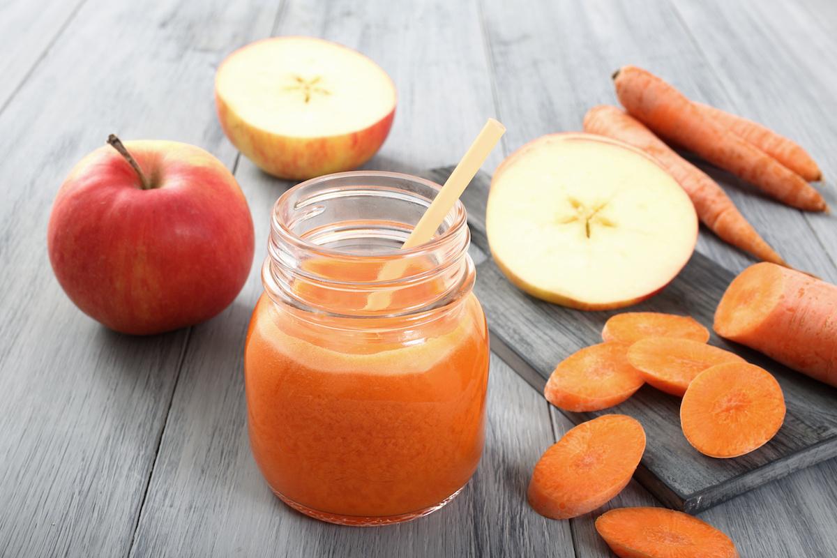  Przepis diety Gersona: sok marchwiowo-jabłkowy