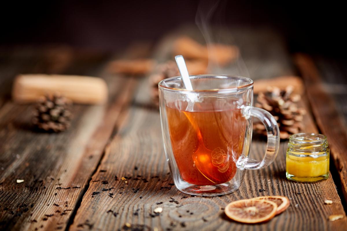 jesienna herbata z miodem