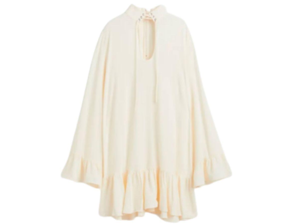 Sukienka na chrzciny dla mamy - H&M, sukienka z falbanami