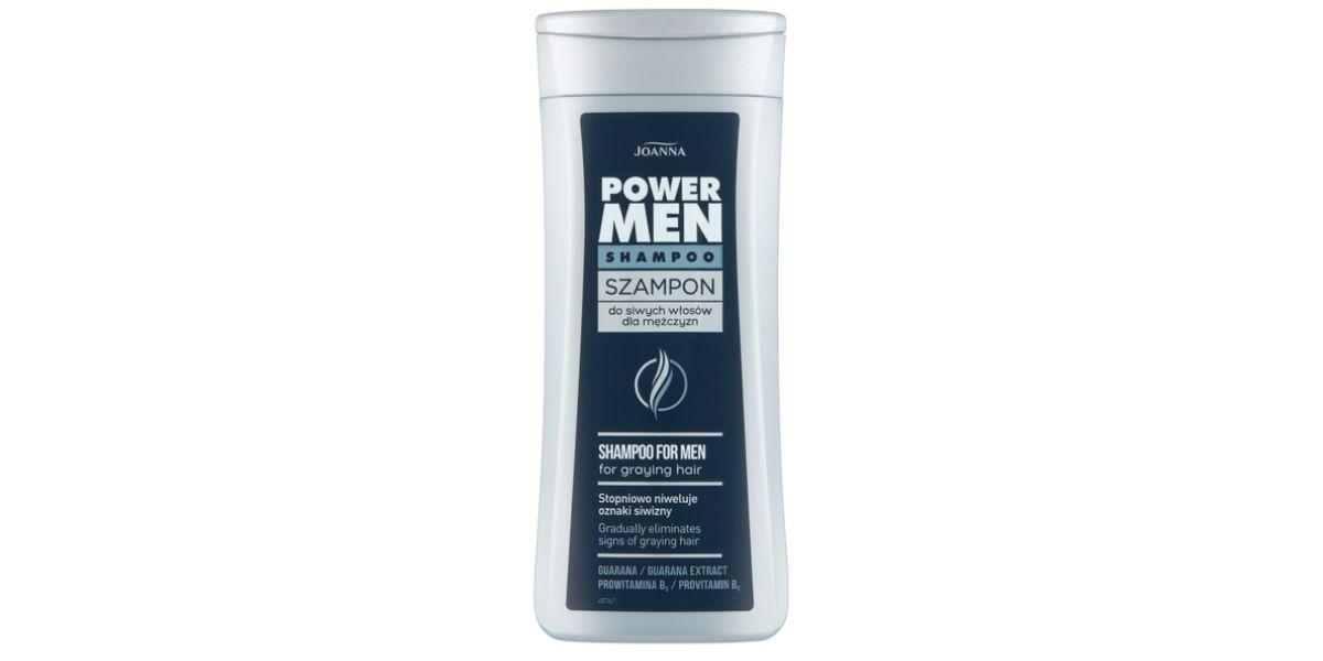 Szampon na siwe włosy dla mężczyn Power Men, Joanna