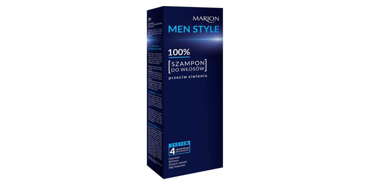 Szampon na siwe włosy Men Style, Marion