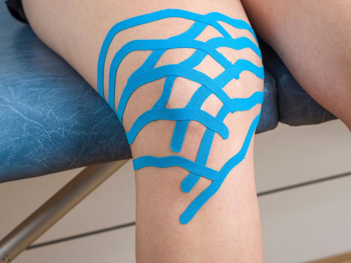 taping limfatyczny kolano