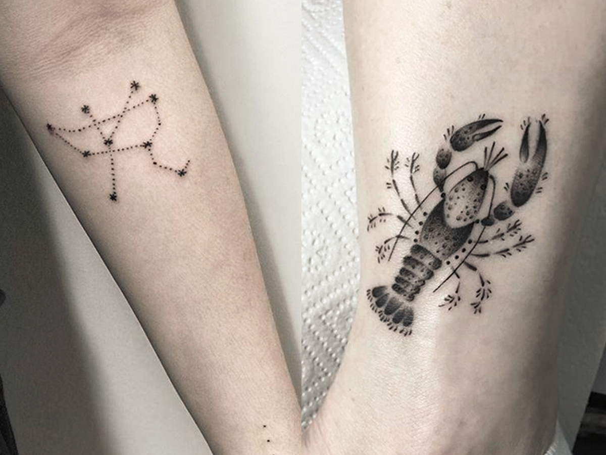 Tatuaże ze znakami zodiaku: rak - Tatuaż - co trzeba wiedzieć przed