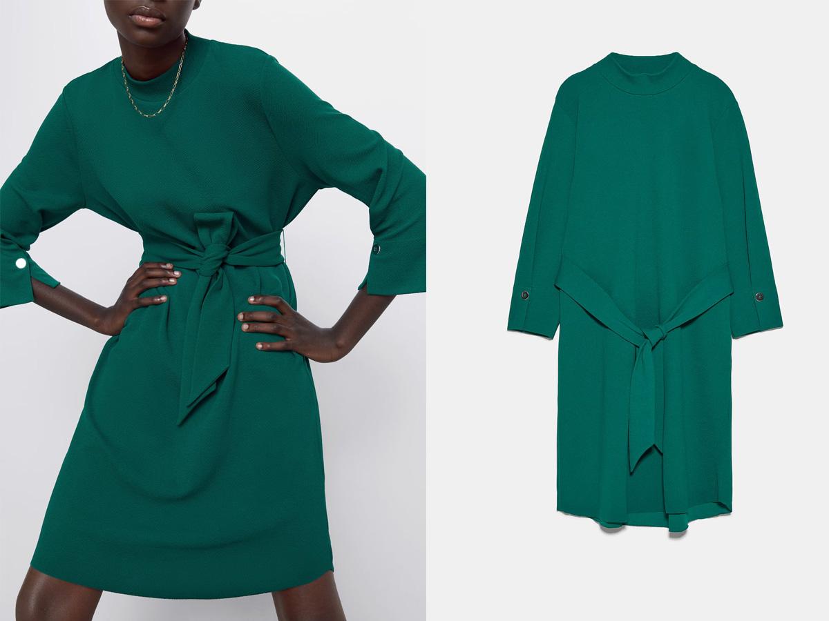 Zielona sukienka Zara