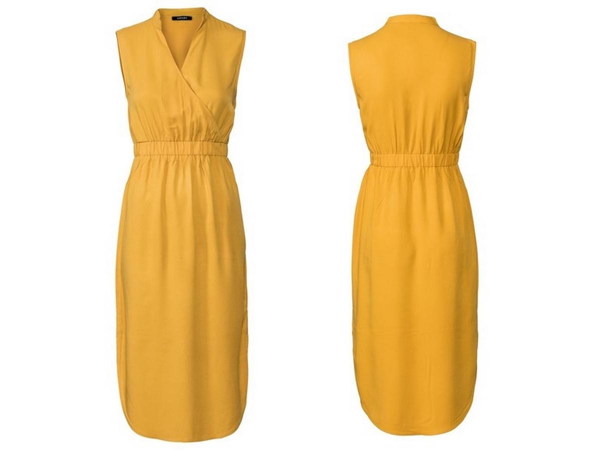 żółta sukienka z Lidla
