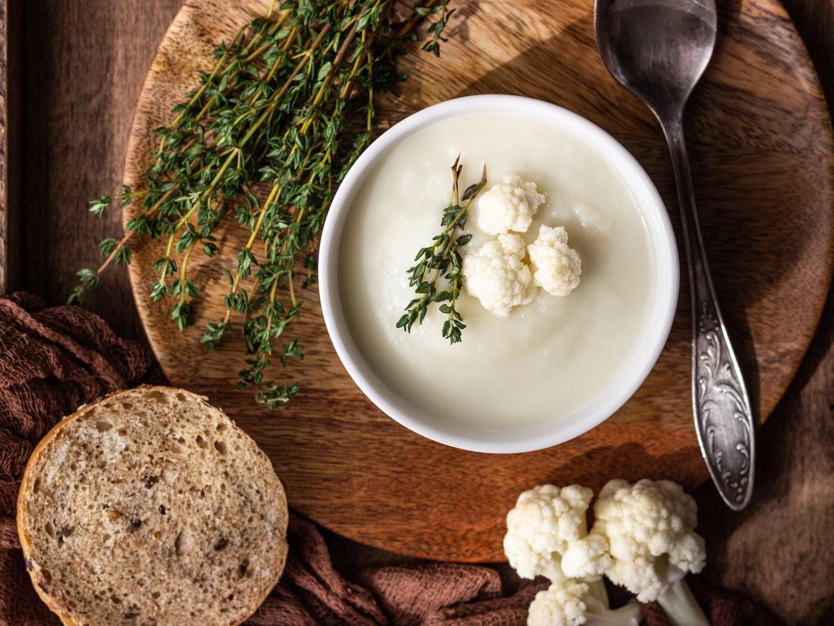 zupa dla chorych na jelita – biała zupa krem