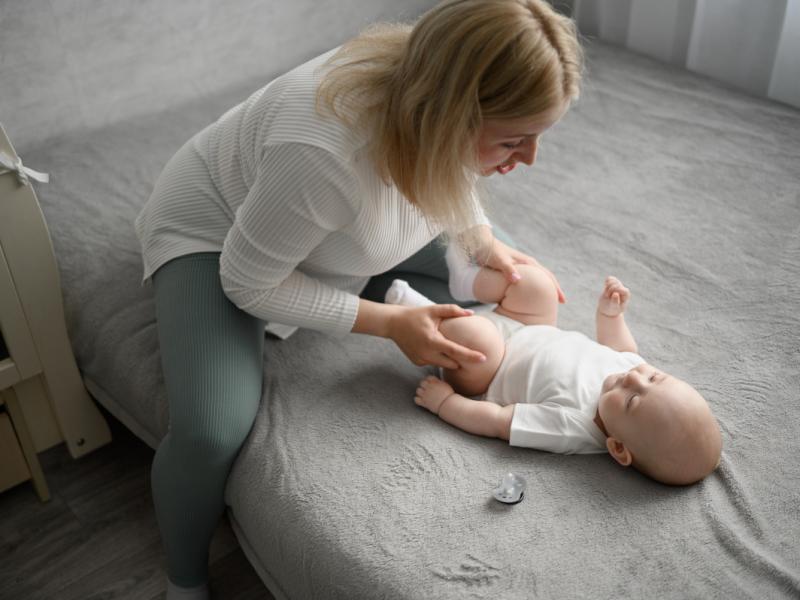 Ćwiczenia na zaparcia dla niemowląt