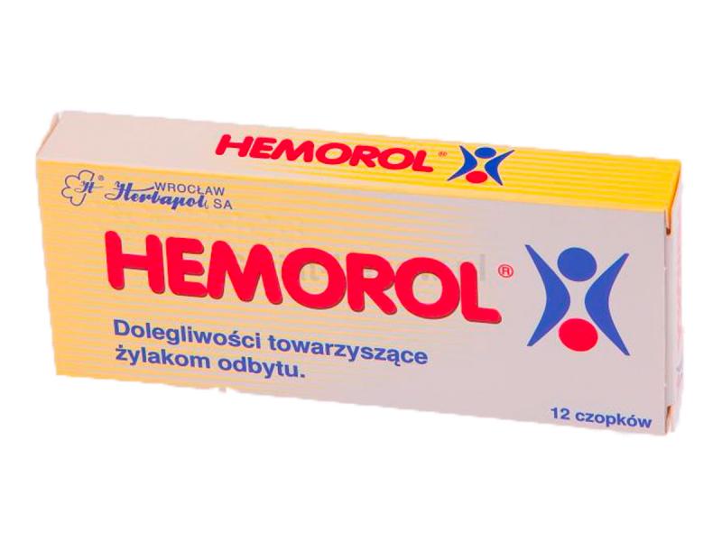 czopki na hemoroidy Hemorol