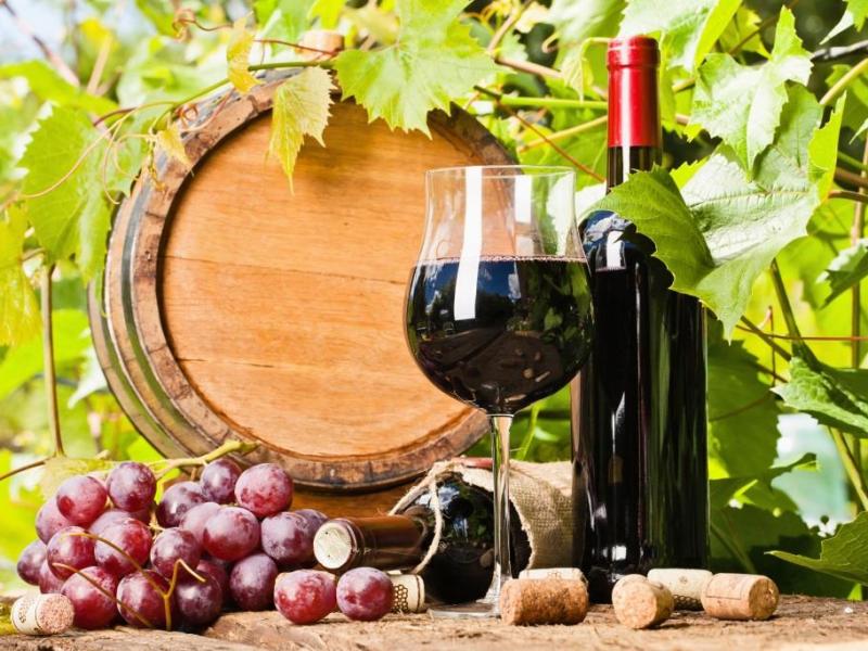 Domowe wino z ciemnych winogron - przepis składniki i przygotowanie - Napoje - Polki.pl