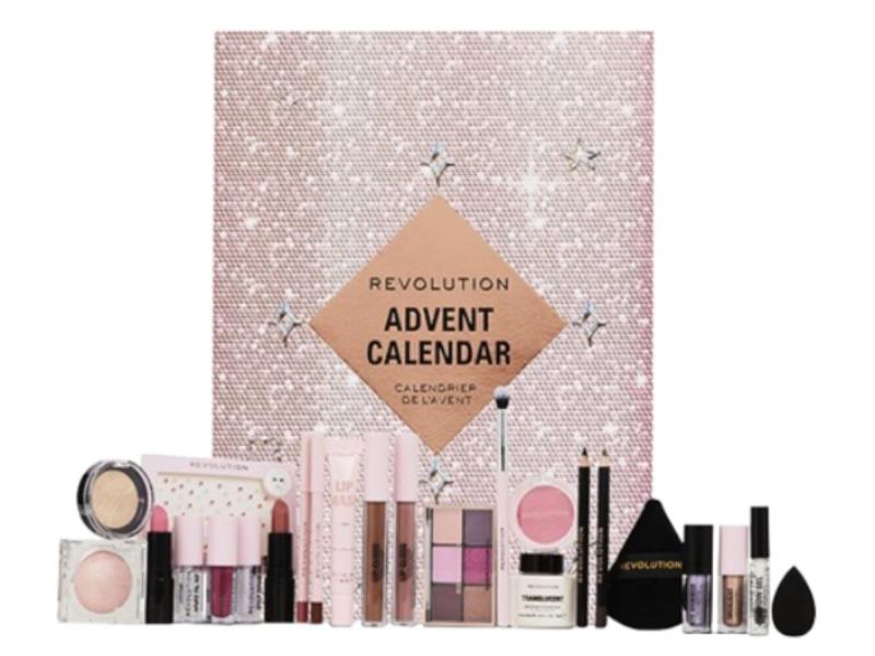 kalendarz adwentowy z kosmetykami 2024 Makeup Revolution 24 Days, eZebra, cena	