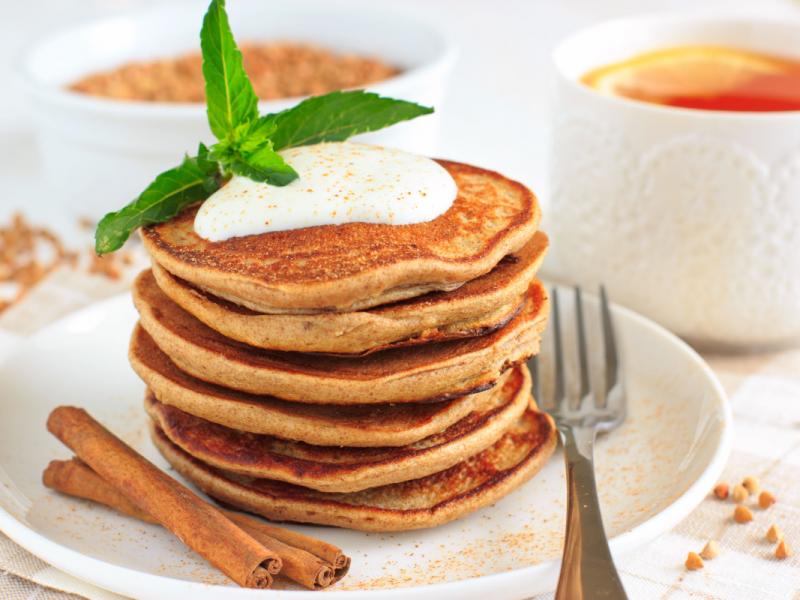 Keto pancakes z mąki migdałowej