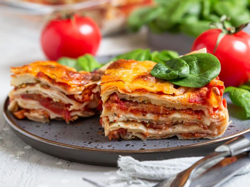 lasagne wegetariańska przepis