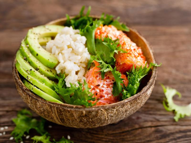 lekka kolacja przepis na sushi bowl