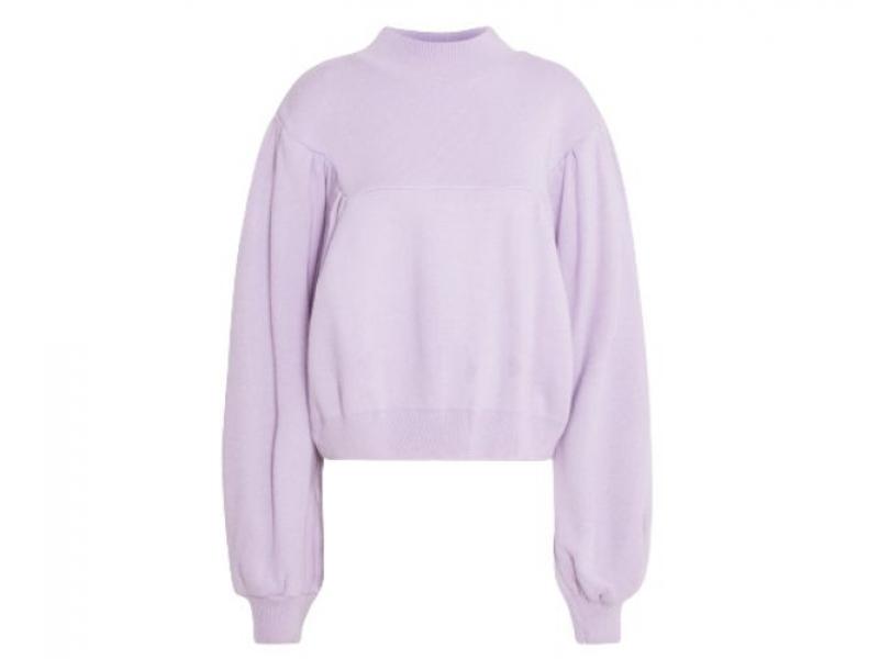 Modne swetry wiosna-lato 2022: fioletowy sweter Topshop
