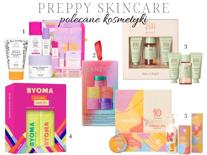 preppy skincare kosmetyki